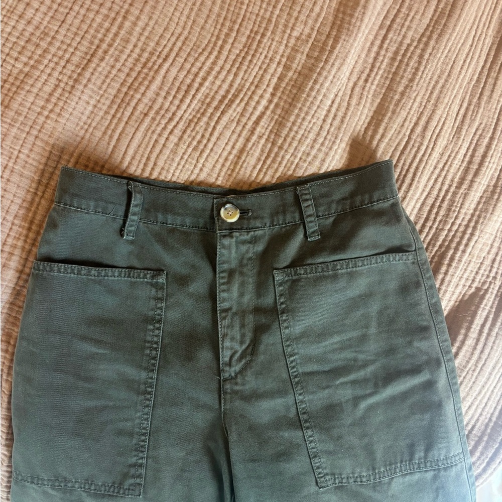 VELVET BY GRAHAM & SPENCER BRYLIE PANTS SIZE 2 COLOR MOSS - Picture 3 of 8